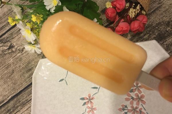 哈密瓜冰棒的做法图解11