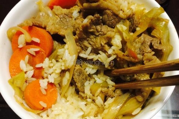 牛丼(日式牛肉饭）的做法图解5