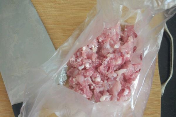 香菇猪肉糯米烧麦的做法图解5