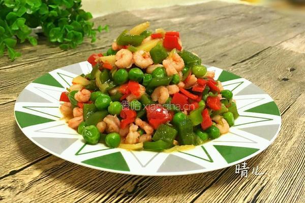 青豆炒虾仁的做法图解12