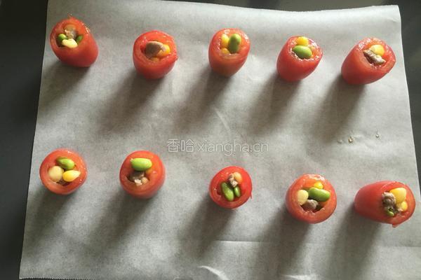 圣女果焗彩蔬的做法图解7