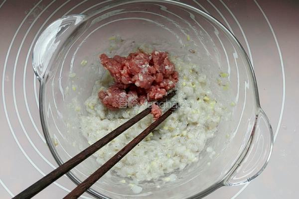 清蒸大米虾丸的做法图解7