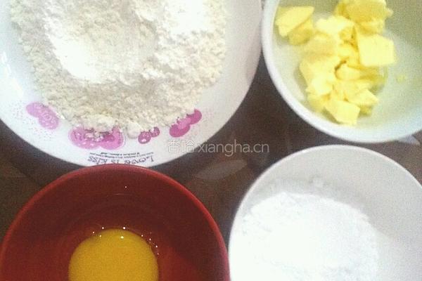 黄油卡通饼干的做法图解1