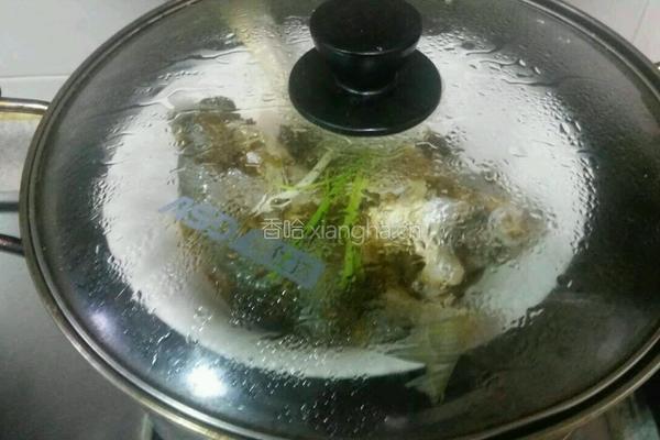 清蒸雪菜黄鱼的做法图解5