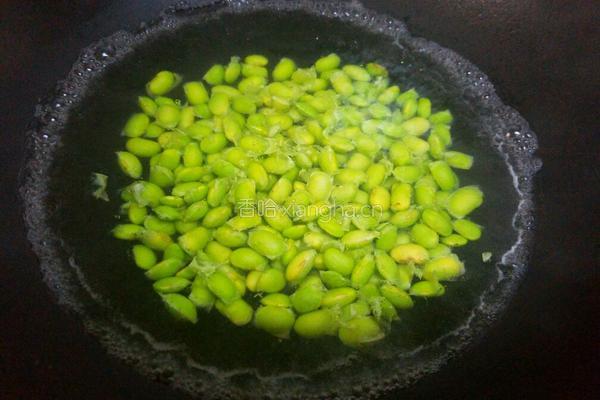 彩椒毛豆炒肉末的做法图解5