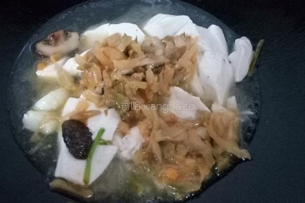 榨菜焖豆腐的做法图解5