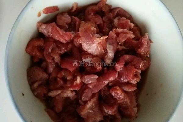 青椒肉片的做法图解2