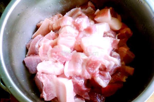 彩椒红烧肉的做法图解2