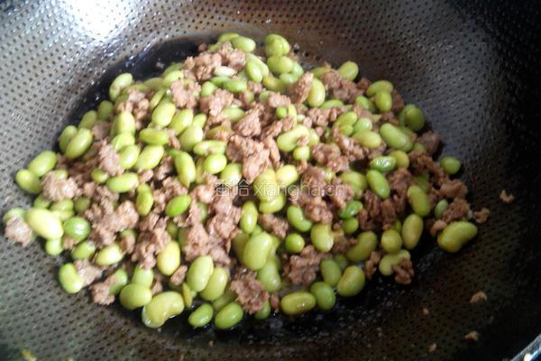 肉沫毛豆的做法图解6