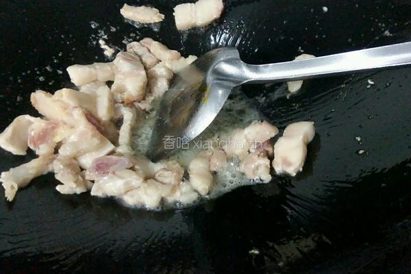 彩椒五花肉的做法图解4