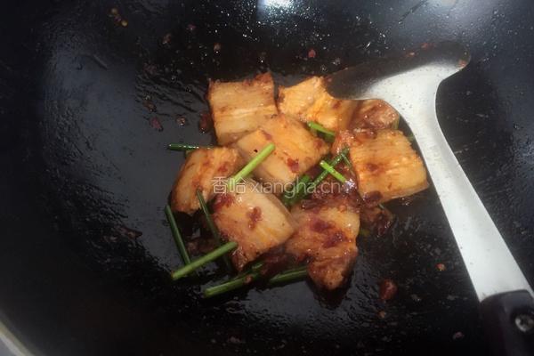 青蒜回锅肉的做法图解7