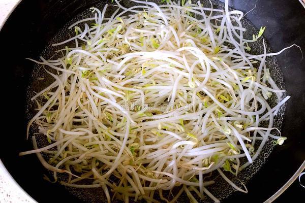 凉拌绿豆芽的做法图解3