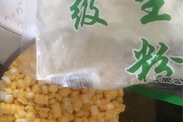 金沙玉米莲花的做法图解3