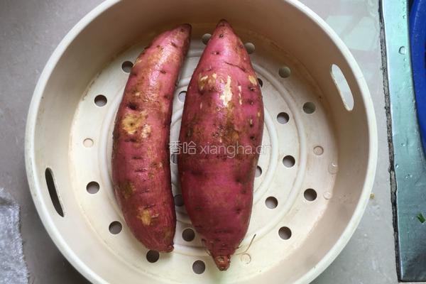 红薯鸡蛋饼的做法图解2