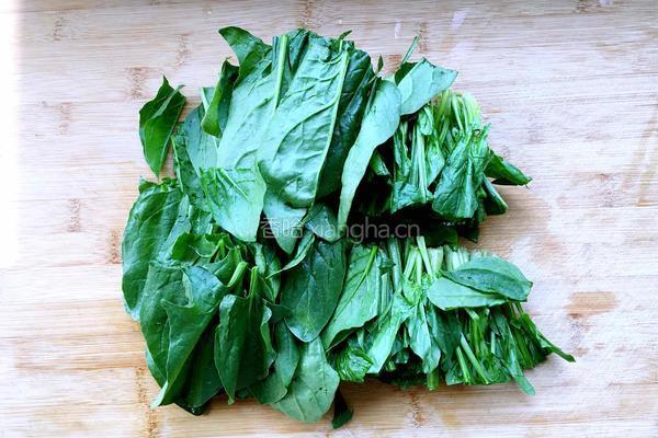 菠菜拌粉丝的做法图解2