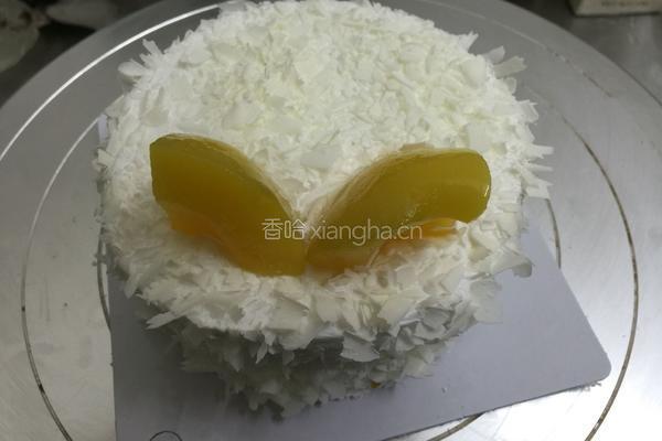 哈密瓜水果蛋糕的做法图解5