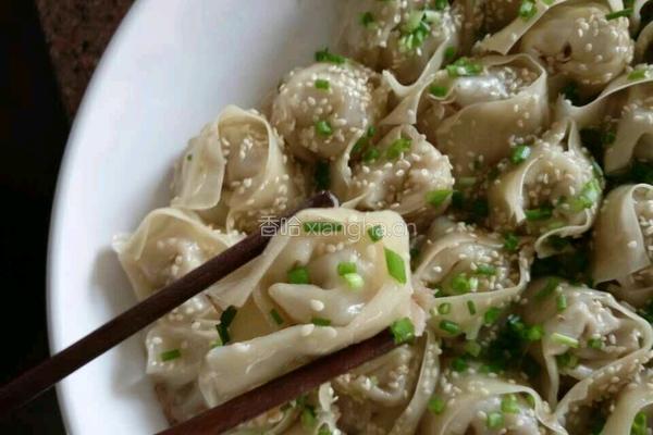 生煎灌汤馄饨的做法图解3