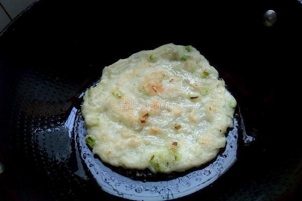 白萝卜丝煎饼的做法图解7