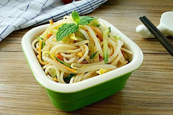 芝香绿豆芽拌面的做法图解10