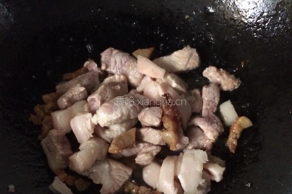 水笋烧肉的做法图解4