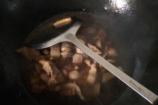 水笋烧肉的做法图解6