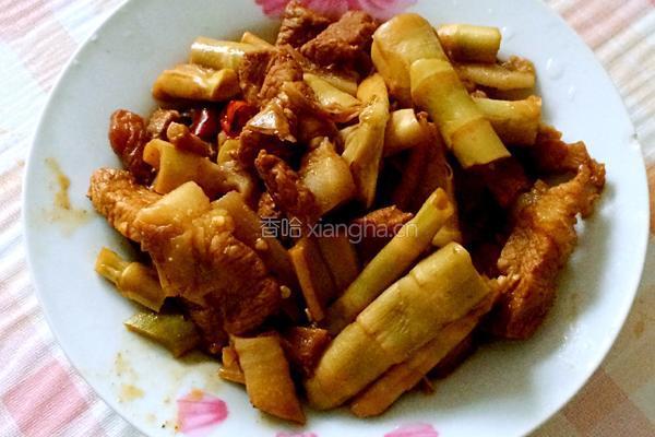 水笋烧肉的做法图解9