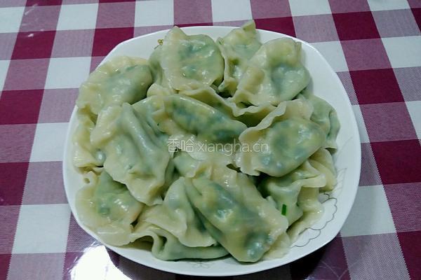 韭菜鸡蛋素饺子的做法图解6