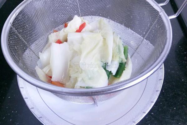 油淋时蔬的做法图解3
