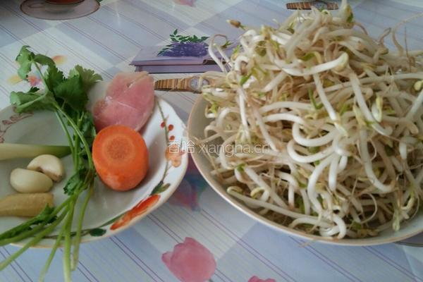 ＃绿豆芽＃ 爆炒醋香绿豆芽的做法图解1