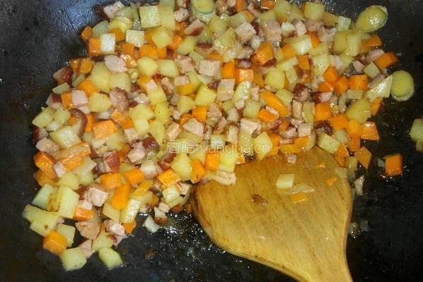 腊肉饭的做法图解6