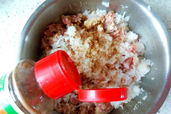 白萝卜丝豆渣肉丸子的做法图解8