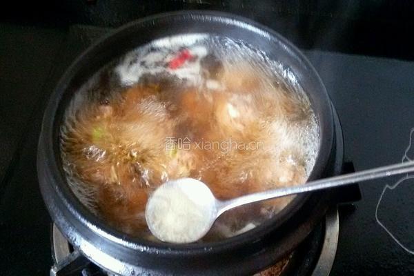 白萝卜丸子汤的做法图解9