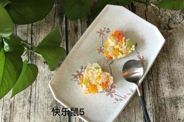 爱心彩椒炒饭的做法图解10