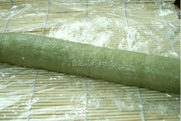 绿茶糯米卷的做法图解5