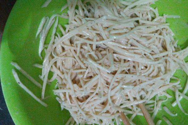 土豆丝饼的做法图解4