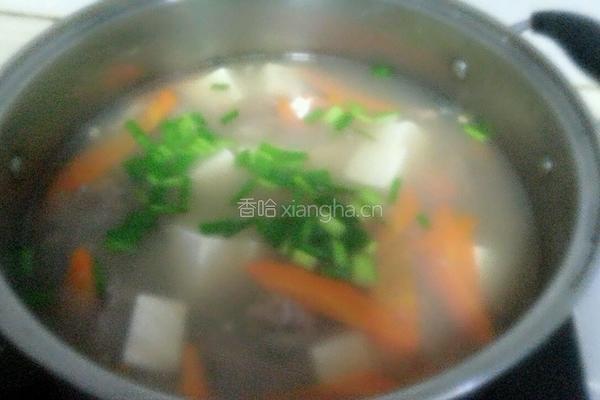 豆腐滑牛肉的做法图解9