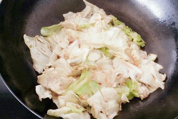 手撕包菜的做法图解4
