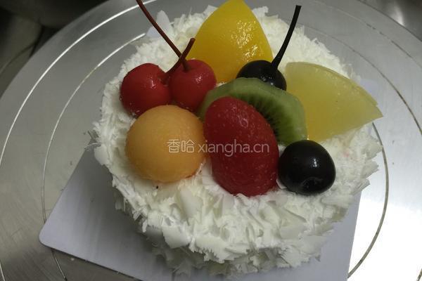 哈密瓜巧克力蛋糕的做法图解6