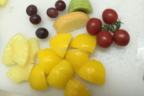 圣女果水果蛋糕的做法图解6