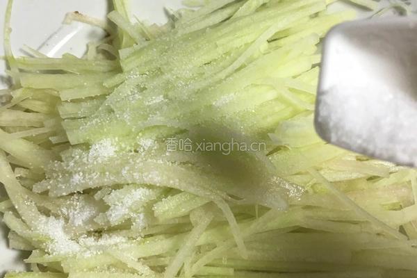 凉拌西瓜丝的做法图解6