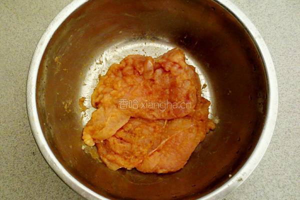 麦香酥脆鸡排的做法图解3