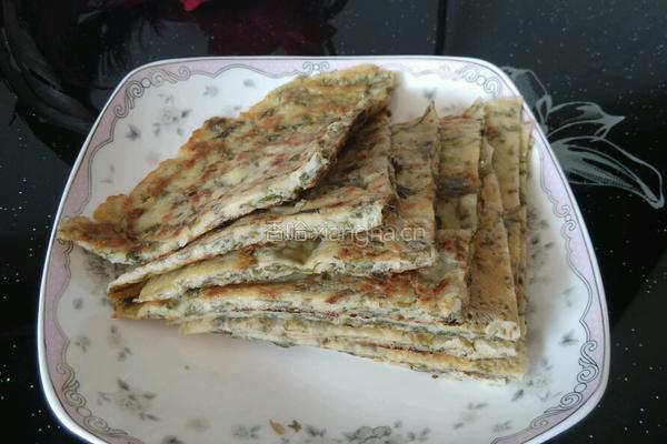 紫菜虾皮鸡蛋饼的做法图解8