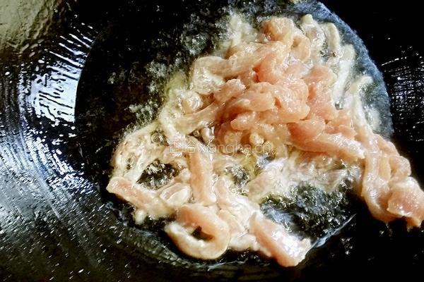 杭椒榨菜炒肉丝的做法图解5