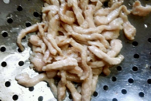 杭椒榨菜炒肉丝的做法图解7