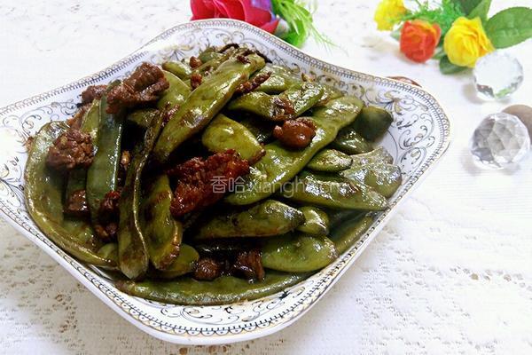 豆角炒肉