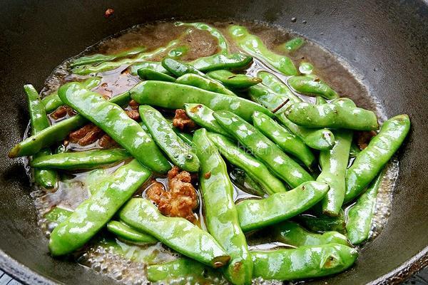 豆角炒肉的做法图解5