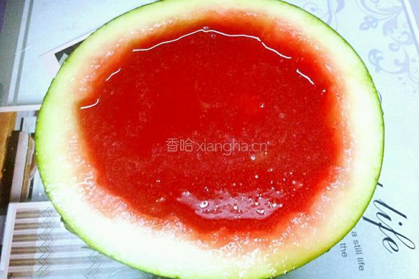西瓜果冻的做法图解10