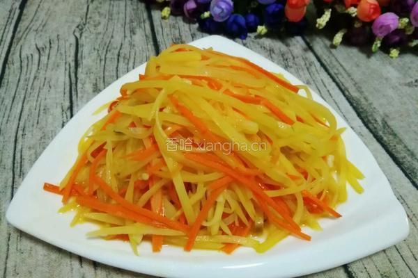 蒜香土豆丝的做法图解6