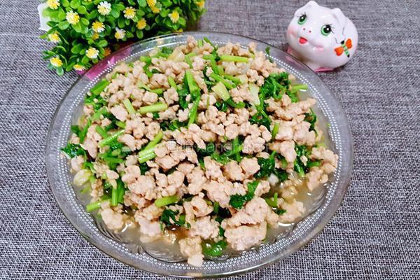 五花肉炒香菜的做法图解7