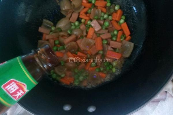 肉皮豌豆小炒的做法图解5